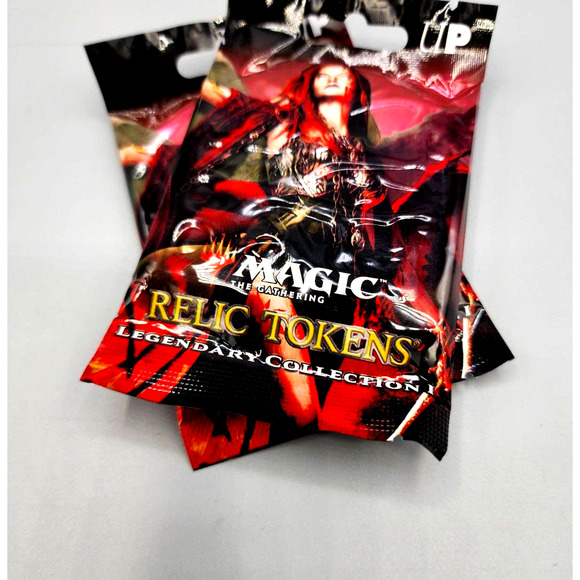 Magic the Gathering Relic Tokens Legendary Collection, 2 packs Factory Sealed - Picture 3 of 4